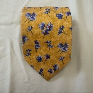 Jos. A. Bank Yellow Floral Tie